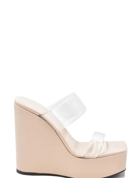 Sandály Giuseppe Zanotti na platformě bílé