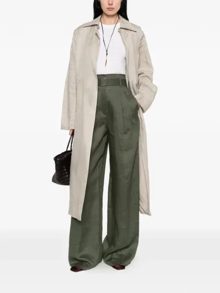 Pantaloni Max Mara plisate verde