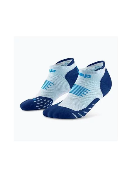 Компресійні шкарпетки CEP Run No Show лід/синій сині