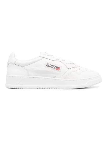 Sneakersy Autry skórzane białe