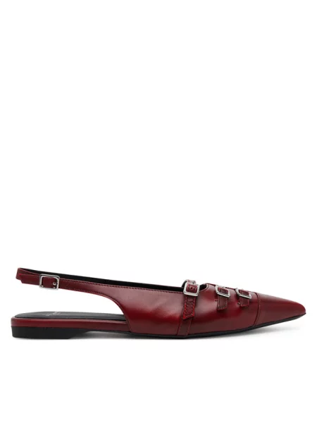 Balerinki Vagabond Shoemakers skórzane czerwone