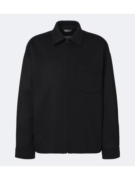 Geacă Balenciaga de lână negru