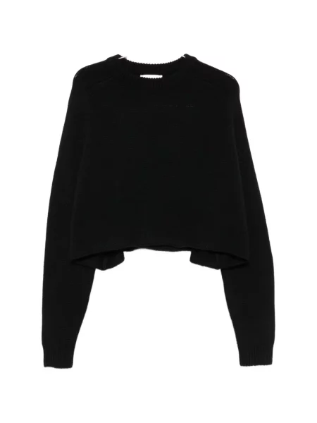 Decupat pulover Lisa Yang negru