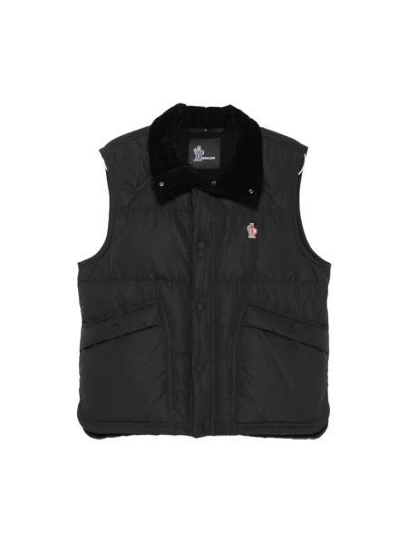 Kamizelka puchowa Moncler czarna