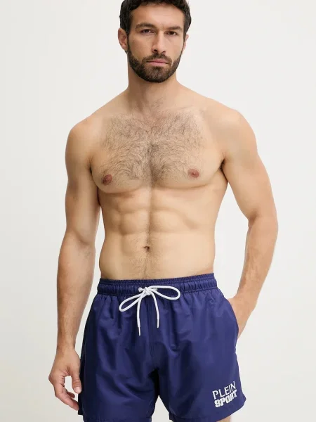 Плувни шорти PLEIN SPORT тъмносиньо