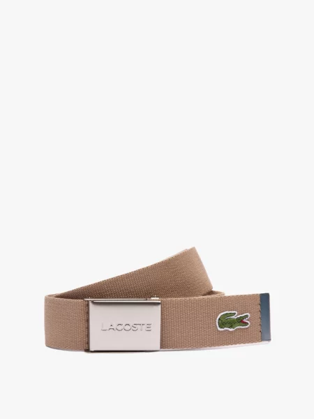 Ремінь Lacoste бежевий
