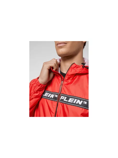 Geacă Philipp Plein Sport roșu