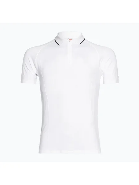 Tricou pentru bărbați Wilson Team Seamless Polo bright white alb