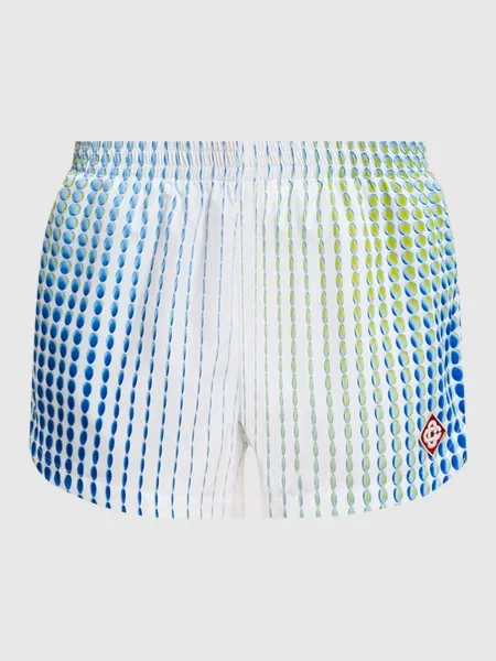 Шорти Dots з нашивкою емблеми Casablanca білі