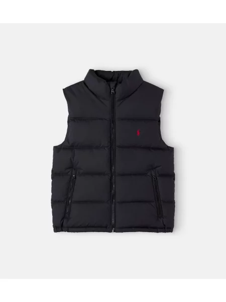 Gyerek pehelymellény Polo Ralph Lauren fekete