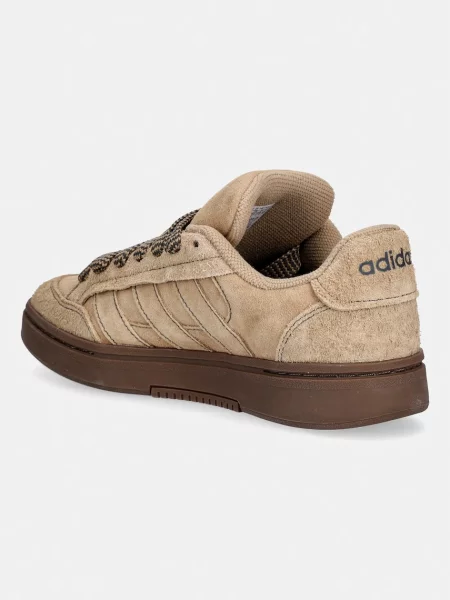 Adidas Ground Court Alpha sneakersy zamszowe brązowe