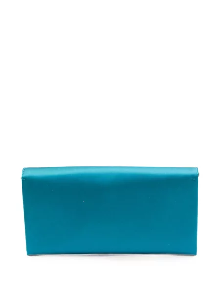 Satenska clutch torbica Tom Ford s autogramom plava