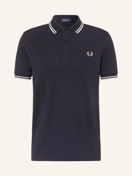 Fred Perry Polokošile Z Piké tmavě modrá/ mátová šedá