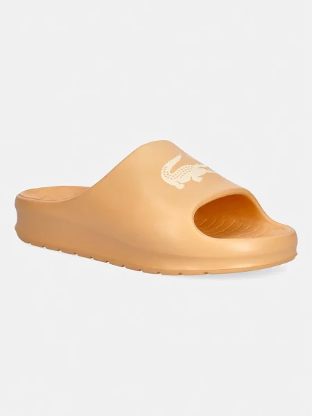 Lacoste pantofle na bazén SERVE SLIDE žluté