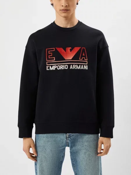 Свитшот Emporio Armani синий