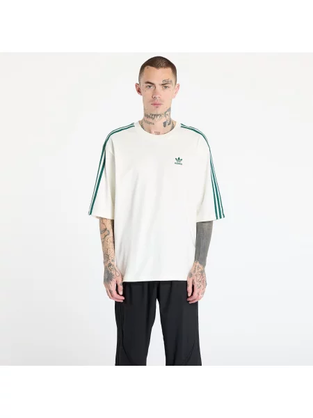 Тениска adidas Originals Oversize Tee с апликация бежово