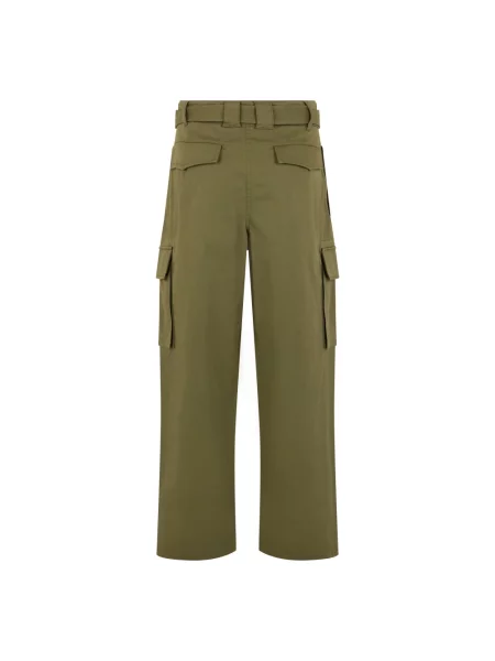 Spodnie cargo Alberta Ferretti zielone