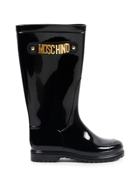 Botki dziecięce Moschino czarne