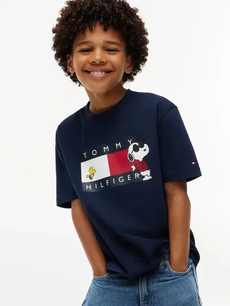 Tommy Hilfiger тениска за деца от x Peanuts