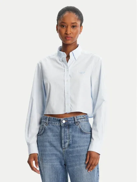 Tommy Jeans Риза светлосиньо