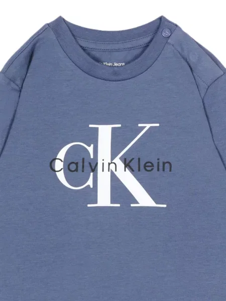 Koszulka dziecięca Calvin Klein niebieska