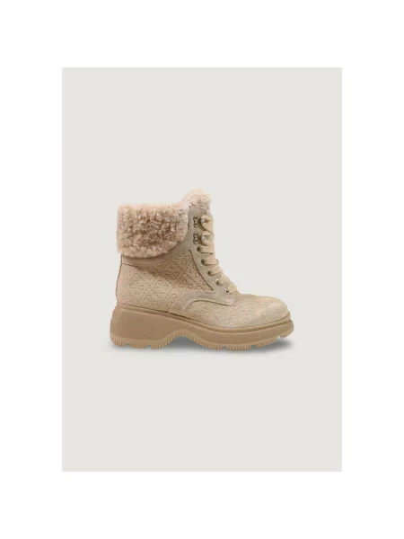 Pantofi Guess din piele bej