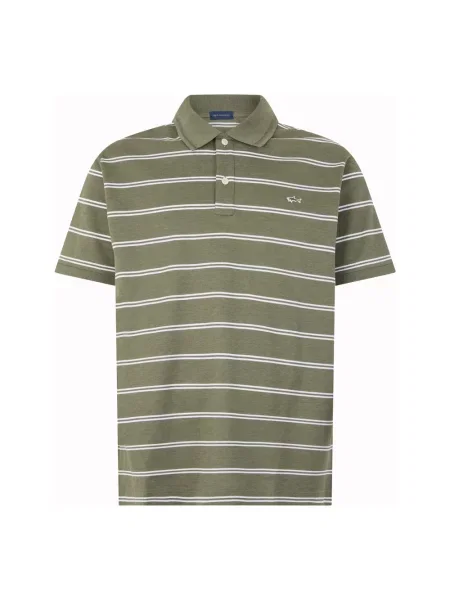 Koszulka polo Paul & Shark z logo zielona