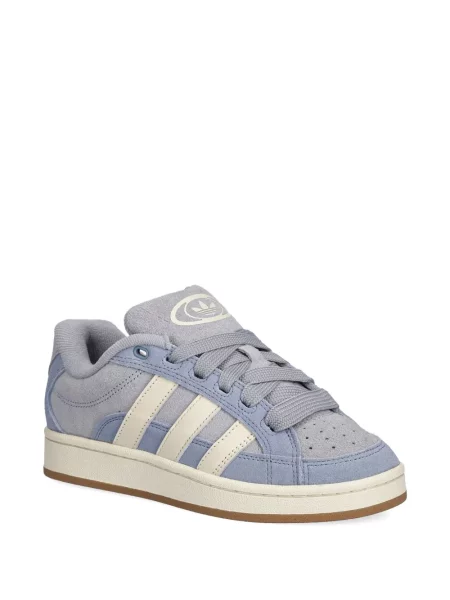 Ριγέ μισό φερμουάρ sneakers Adidas EQT σουέντ μαύρο