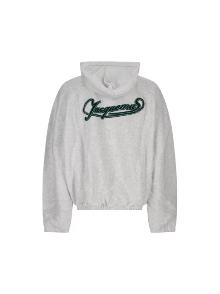 Bluza z kapturem Jacquemus szara