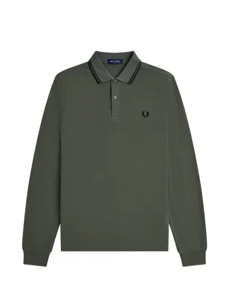 Lung tricou polo Fred Perry verde