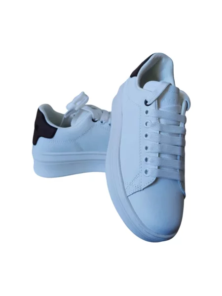 Sneakersy Gaëlle Paris skórzane niebieskie