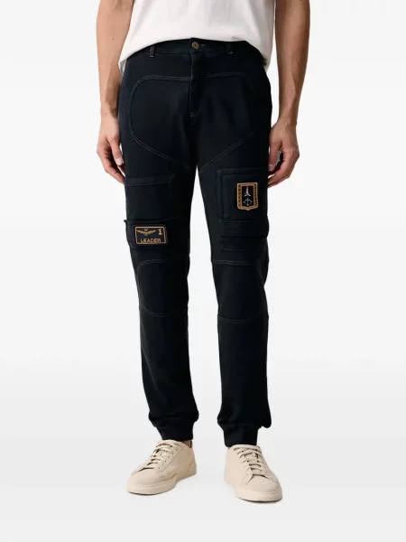 Pantaloni cargo Aeronautica Militare cu autograf negru