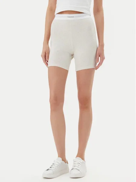 Calvin Klein Underwear Rövid pizsama nadrág bézs