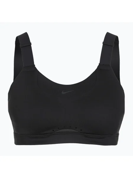 Спортен сутиен Nike Alpha High-Support black/black/dark smoke grey/dark smoke grey черно
