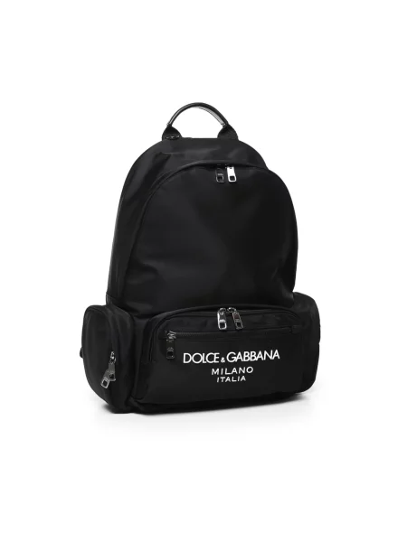 Plecak Dolce And Gabbana z logo czarny