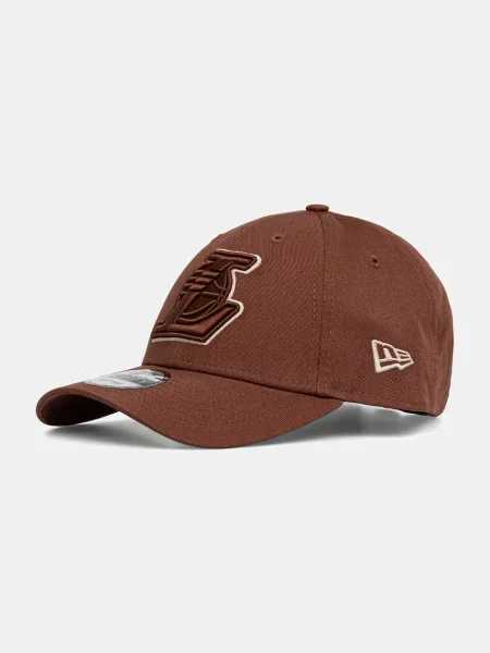 Шапка с козирка New Era кафяво