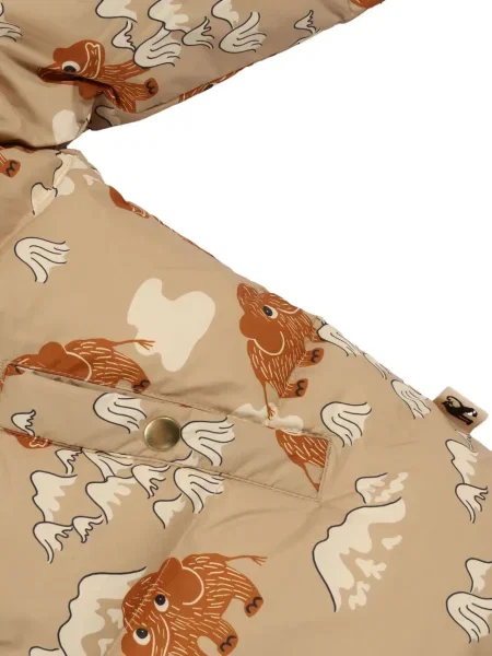 Dětska bunda Mini Rodini hnědá