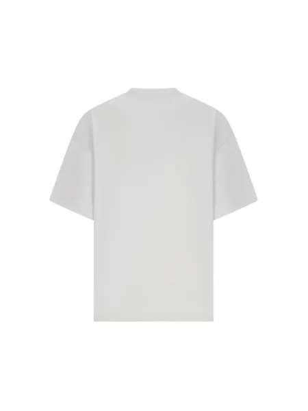 Koszulka Jil Sander z logo szara