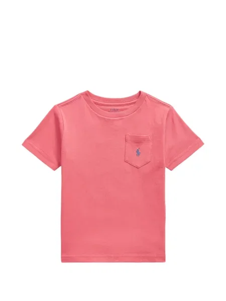 Koszulka polo dziecięca Polo Ralph Lauren różowa
