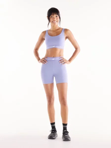 Спортивные шорты New Balance фиолетовые