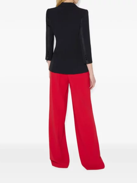 Ușor geacă Elisabetta Franchi din satin negru