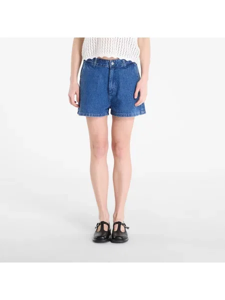 Pantaloni scurți Carhartt WIP W Lova Short Blue Stone Washed M albastru