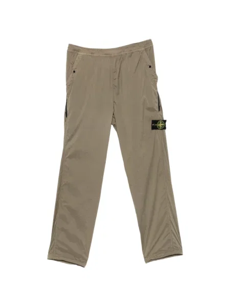 Futó nadrág Stone Island strasszokkal zöld