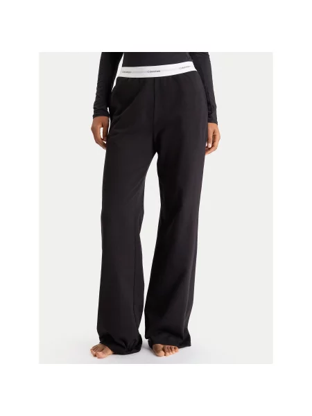Hlače Calvin Klein Underwear od jersey s autogramom crna