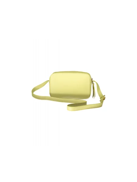 Torebka crossbody Coccinelle skórzana żółta