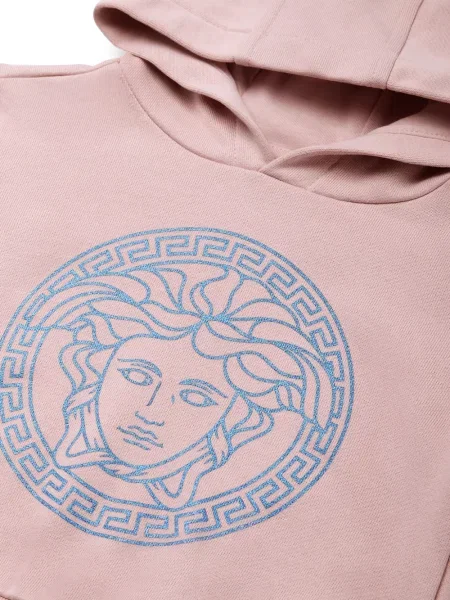 Dětska mikina s kapucí Versace růžová
