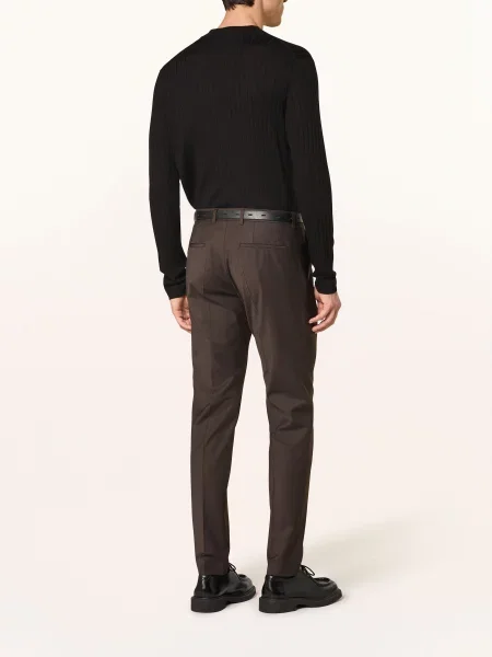 Drykorn Oblekové Kalhoty Piet_Sk Skinny Fit braun