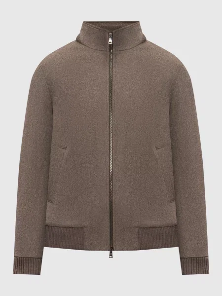 Куртка з вовни Cashmere&whiskey коричнева