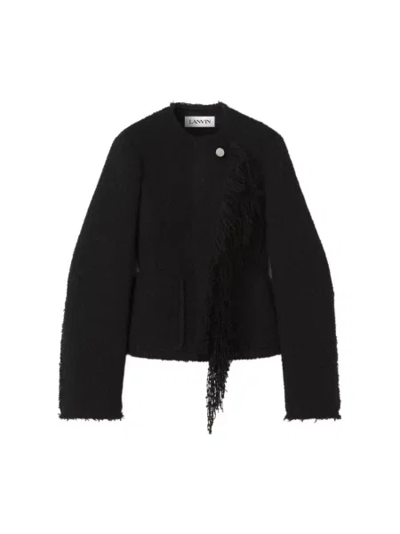 Kurtka Lanvin wełniana czarna