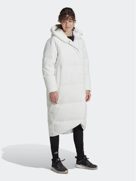 Adidas Pūkinė striukė Big Baffle balta